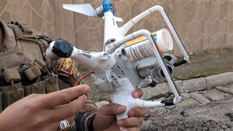 show weaponised commercial drones  iraq bbc news