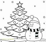Coloring Christmas Tree Pages Print Snowman Cute Drawing Color Di Printable Colorare Natale Da Evergreen Roots Getcolorings Wallpaper Pagine Awesome sketch template