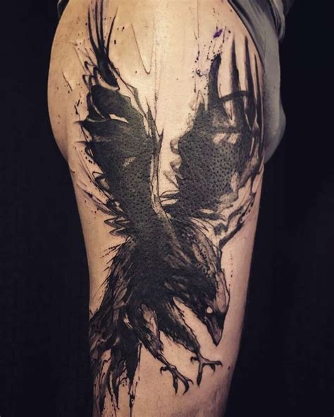 raven tattoo ideas  pinterest crow tattoo