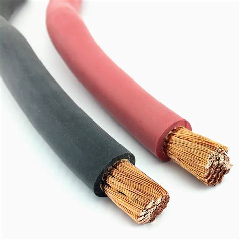 welding cable flexible rubber sgr battery cable sae   copper