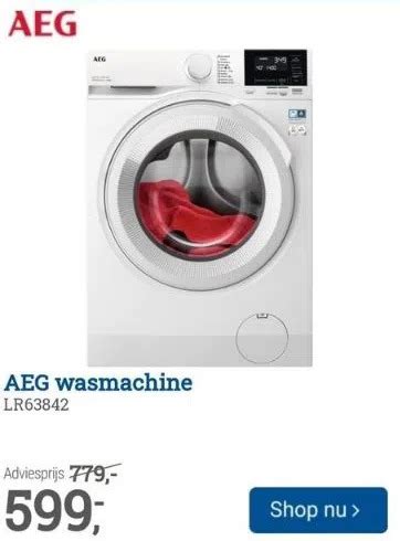 aeg wasmachine aanbieding bij bcc