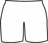 Shorts Boxer Cliparts Trunk Clipartmag Webstockreview sketch template