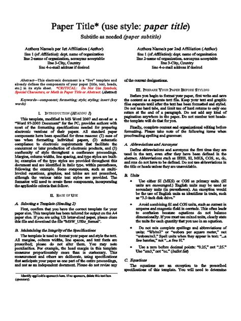 ieee paper format  note typography citation