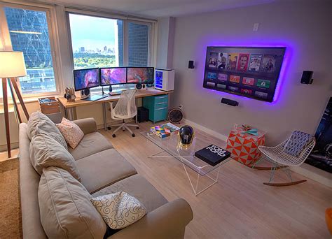 setting   ideal gaming room