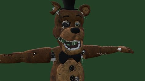 stylized withered freddy download free 3d model by w p