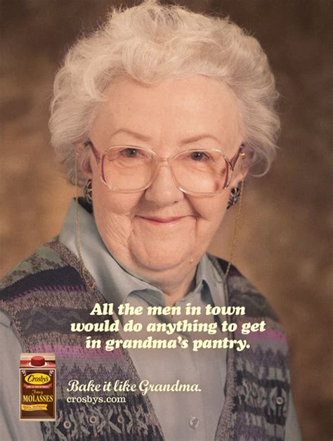 copyranter sexual innuendo campaign of the week grandma vagina jokes sell molasses