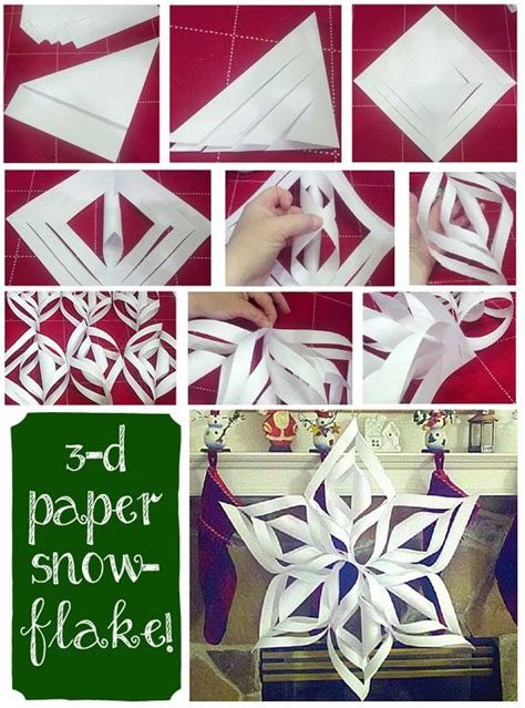 How To Make Paper Snowflakes 3d How To Do Thing