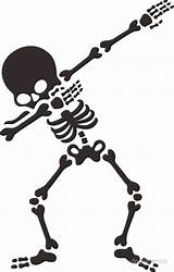 Skeleton Dabbing Dab Squelette Impressions Tamponnage Webstockreview sketch template