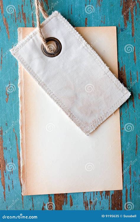 blank tag stock image image  parchment grunge background