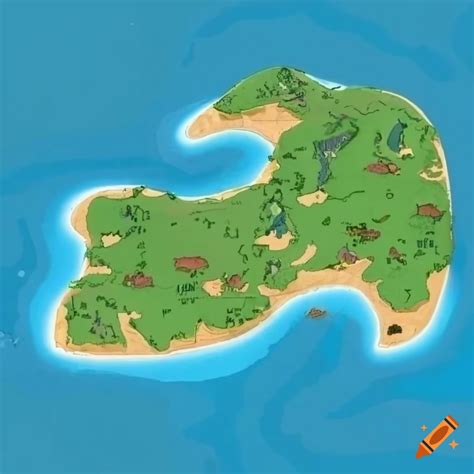 map   island  craiyon