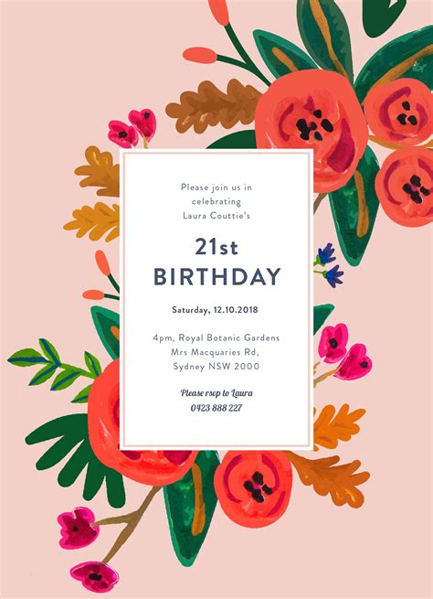printable birthday party invites birthday party invitations  kids