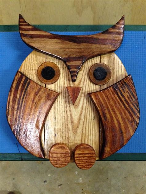 wood owl crafted  pallets wooden owl wood owls owl