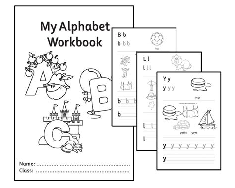alphabet workbook  evans educational