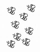 Bees Bumble Abeja Abejas Tatuaje Abejorro Colouring sketch template