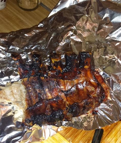 poorly dressed chef smoked pork standing rib roast