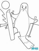 Coloring Pages Penguins Pittsburgh Ski Jet Penguin Getdrawings Drawing Skiing Sheets Getcolorings Personal Hellokids sketch template