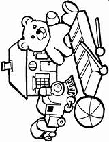 Kids Toys Coloring Pages Speelgoed Fun sketch template