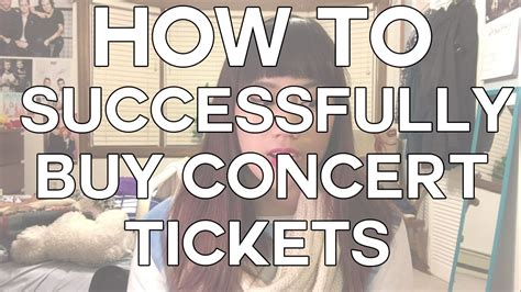 successfully buy concert  youtube