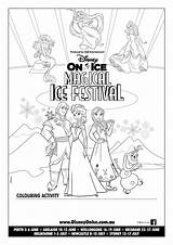 Disney Ice Activity Printable Sheets Colouring Awesome Tickets Spectacular Spirit Aust Mumslounge Au sketch template
