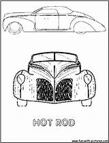 Rod Coloring Pages Hot Rat Cars Car Drawing Rods Getcolorings Printable Fun Getdrawings Color sketch template