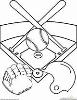 Baseball Diamond Pages Coloring Education Sports Drawing Color Worksheet Astros Printable Fun Orbit Field Template Houston Mascot School Summer Activities sketch template