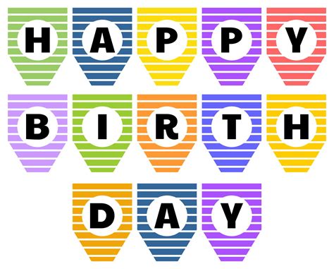 images  happy birthday printable banners signs