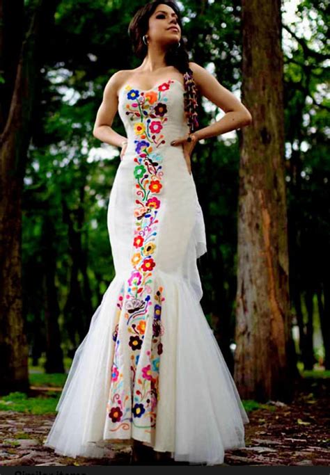 elegant mexican style dresses fashion trend