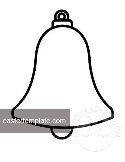 bell shape easter template