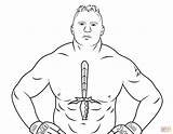 Wwe Coloring Pages Brock Lesnar Printable Drawing Wrestlers Drawings Superstars Roman Reigns Print Ryback Wrestling Draw Sheets Color Easy Logo sketch template