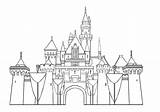 Colorear Castillos Princesas Istana Mewarnai Sketsa Descarga sketch template
