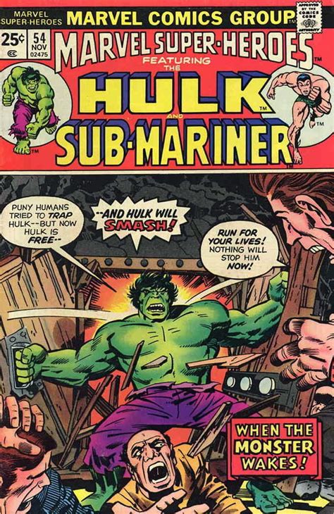 Cap N S Comics Marvel Super Heroes 54 Cover By Jack Kirby