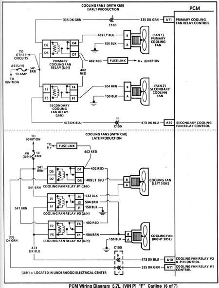 enlarge pcm wiring page  body tech electronics basics cooling fan