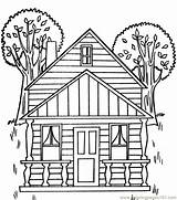 Coloring House Pages Tree Houses Printable Colouring Color Magic Adult Architecture Drawing Adults Sweet Treehouse Kids Victorian Print Line Books sketch template
