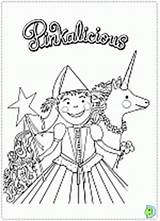 Coloring Pinkalicious Dinokids Pages Colouring Close sketch template