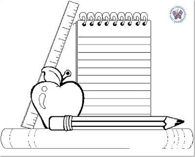 notepad print  draw coloring notebook   school coloring pages