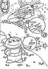Coloring Toy Story Alien Pages Colouring Kids Coloringpagesfortoddlers Unique Choose Board Disney sketch template