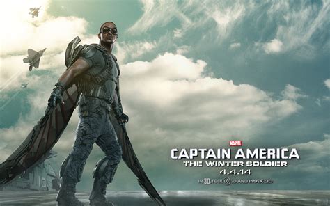 anthony mackie as the falcon captain america the winter