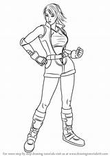 Tekken Asuka Kazama Draw Drawing Step sketch template