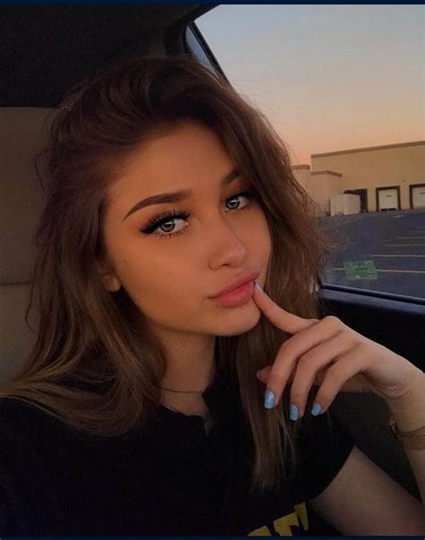 Pin By Madison ️ On Pictures Of Me Brown Hair Blue Eyes Girl With