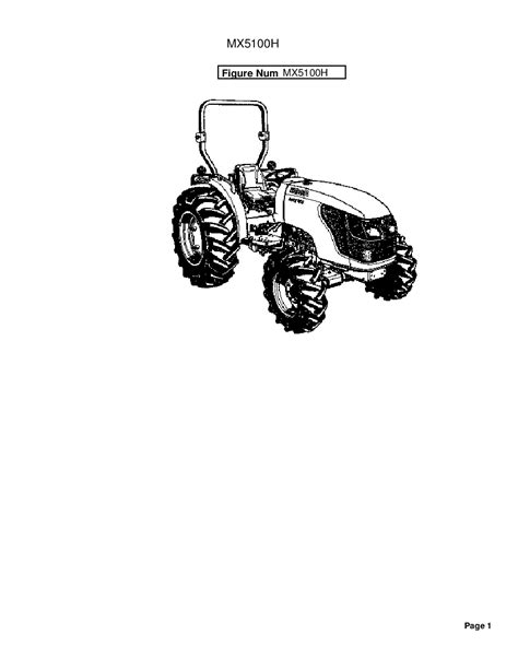 kubota mx parts diagram