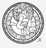 Coloring Pages Thanksgiving Pinkie Pie Simple Pony Little Stained Glass Clipart Pinclipart sketch template