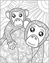 Macmillan Zendoodle Safari Coloring Animal Baby sketch template