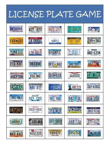 license plates  shown  blue  white   words license plate