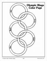 Olympic Rings Coloring Olympics Torch Getdrawings Crafts Printable Ring Getcolorings Winter Choose Board sketch template