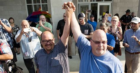 same sex couples receive marriage licenses in kentucky as clerk kim