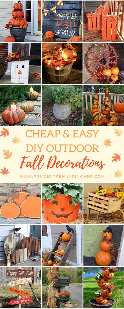 cheap  easy diy outdoor fall decorations prudent
