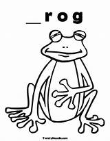 Frog Frogs sketch template