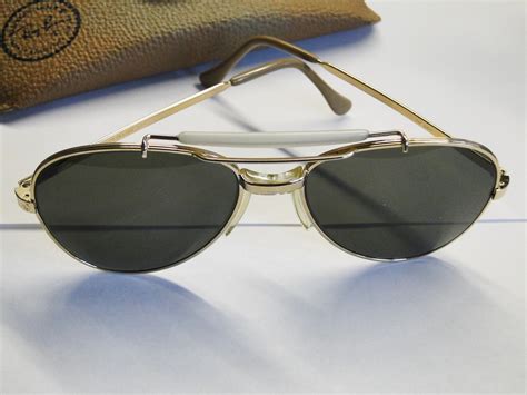 rare 1953 original ray ban pilots aviator sunglasses property room