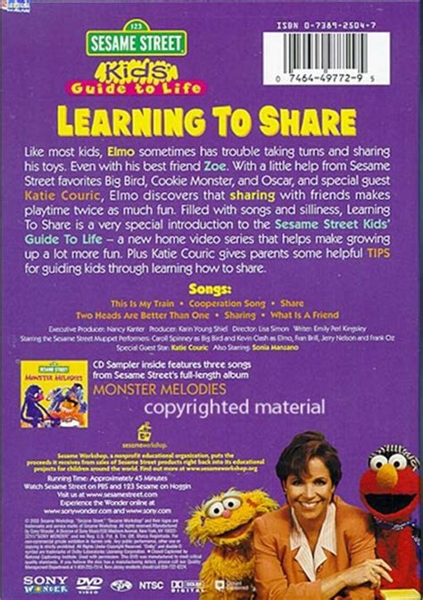 Sesame Street Learning To Share Dvd 2003 Dvd Empire