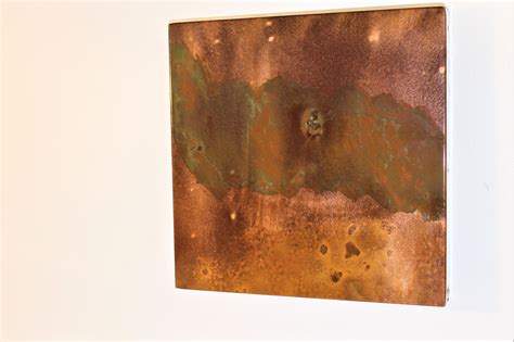 copper sculpture abstract home  copper art
